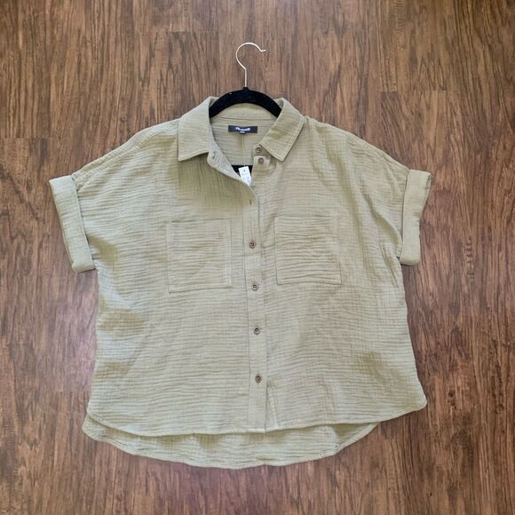 Madewell Tops - Madewell lights-pun beachside dolman shirt